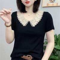 QIAOXIZI | Elegant & Youthful Loose-Fitting T-Shirt for Women in Summer