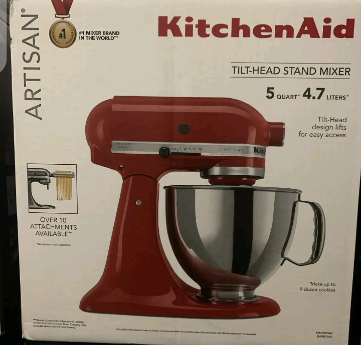 KitchenAid Artisan Series 5 Quart TiltHead Stand Mixer Lazada PH
