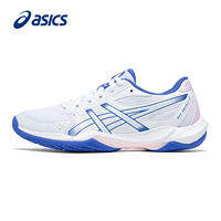 ASICS | Breathable Fitness Badminton Shoes White Purple