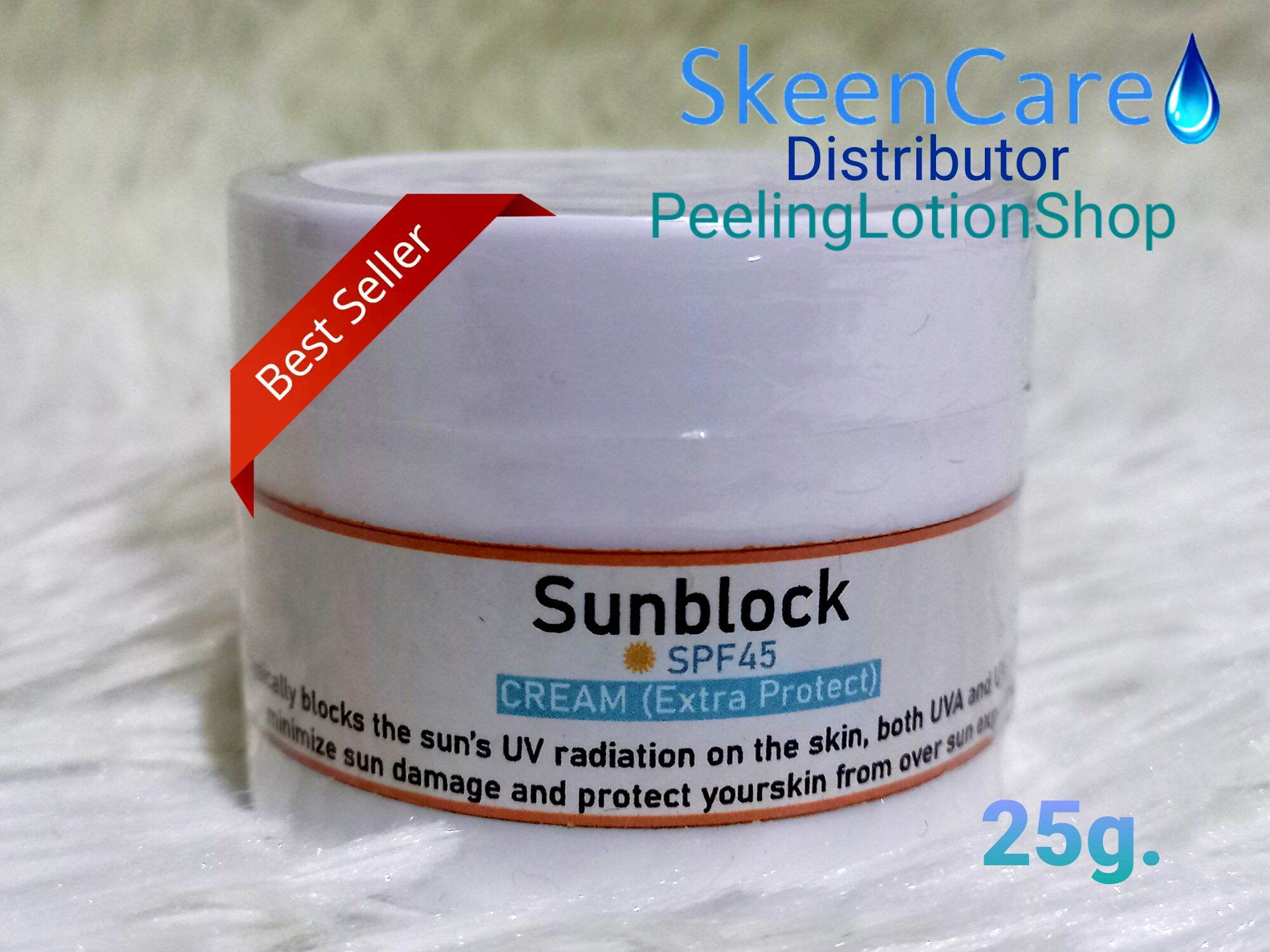 SUNBLOCK CREAM SPF45  25G./10G 100% Authentic