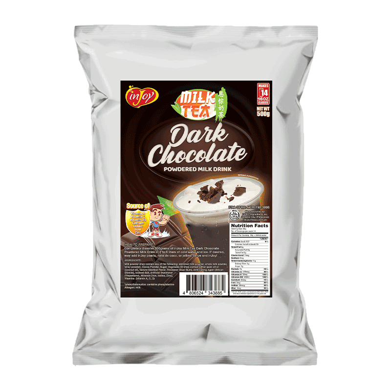 Injoy Dark Chocolate Milk Tea Powder 500g Lazada Ph