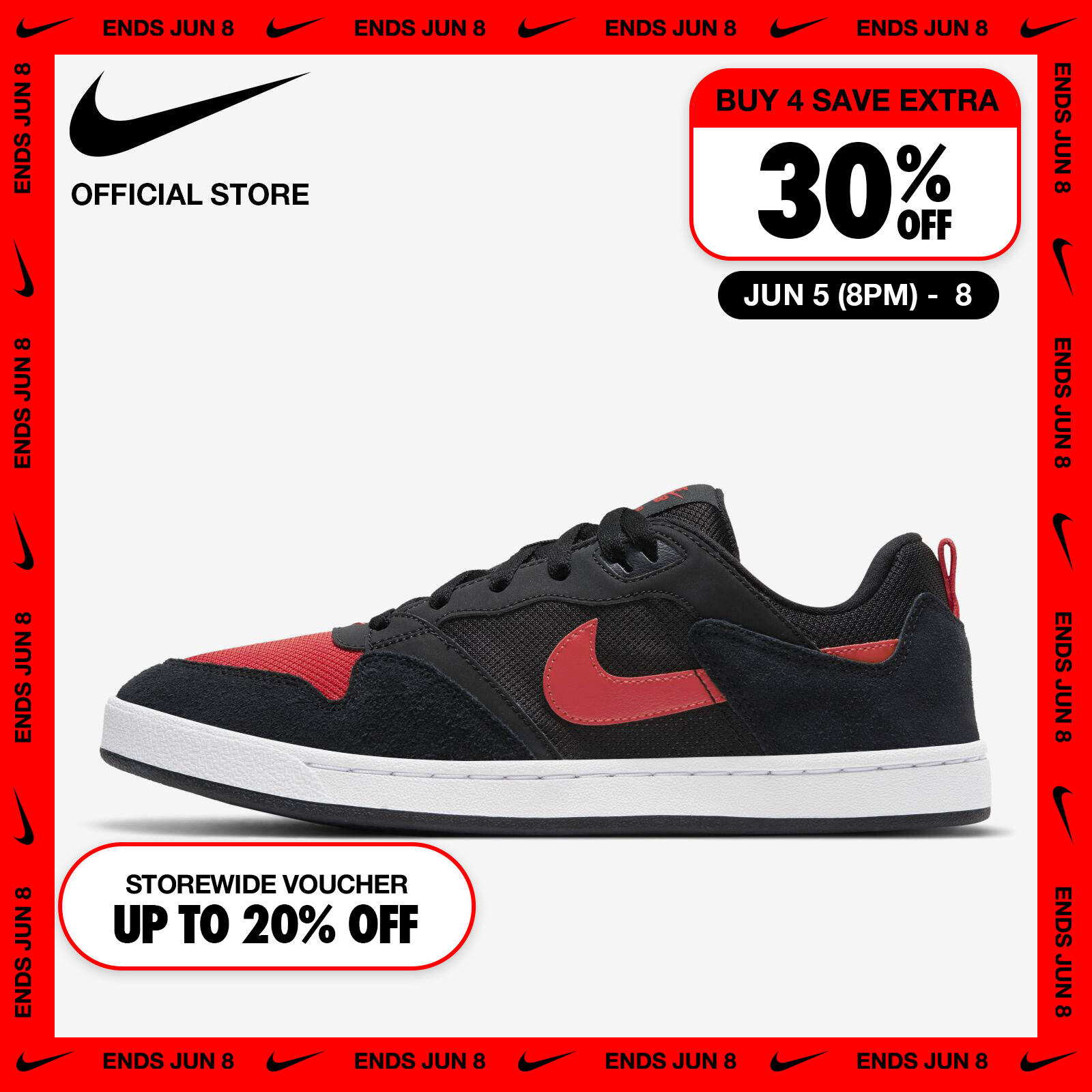 nike sb alleyoop bred