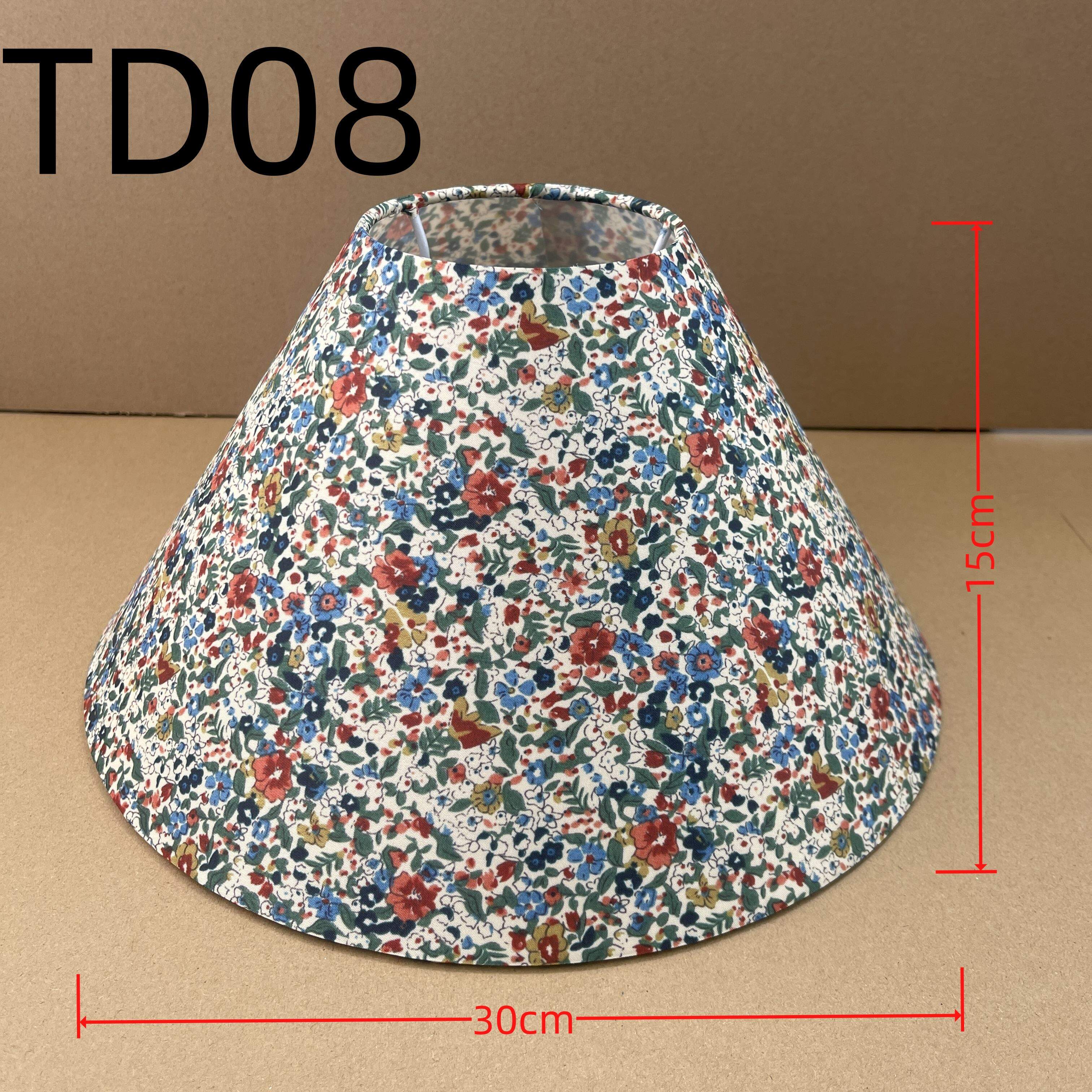 MUZHAN | E27 Round Flax Fabric Lampshade