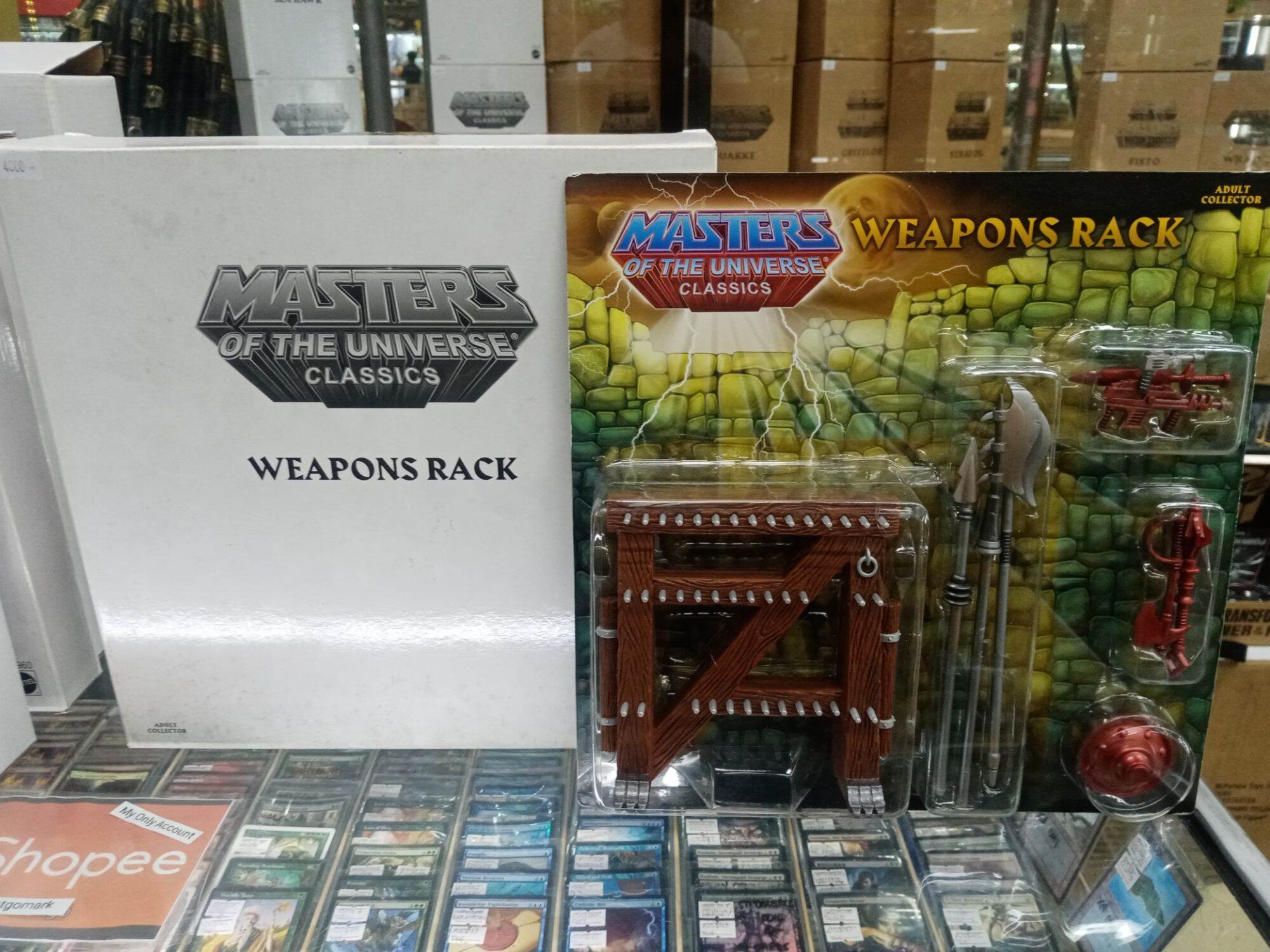 Mattel Masters of the Universe Classic Misb Weapons Rack | Lazada PH