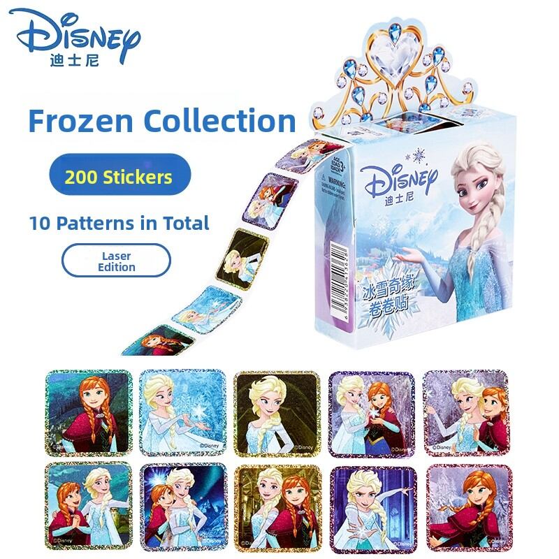 JIELI | Disney Princess Stickers for Girls - My Little Pony Frozen Reward Stickers Scrapbooking Decorations