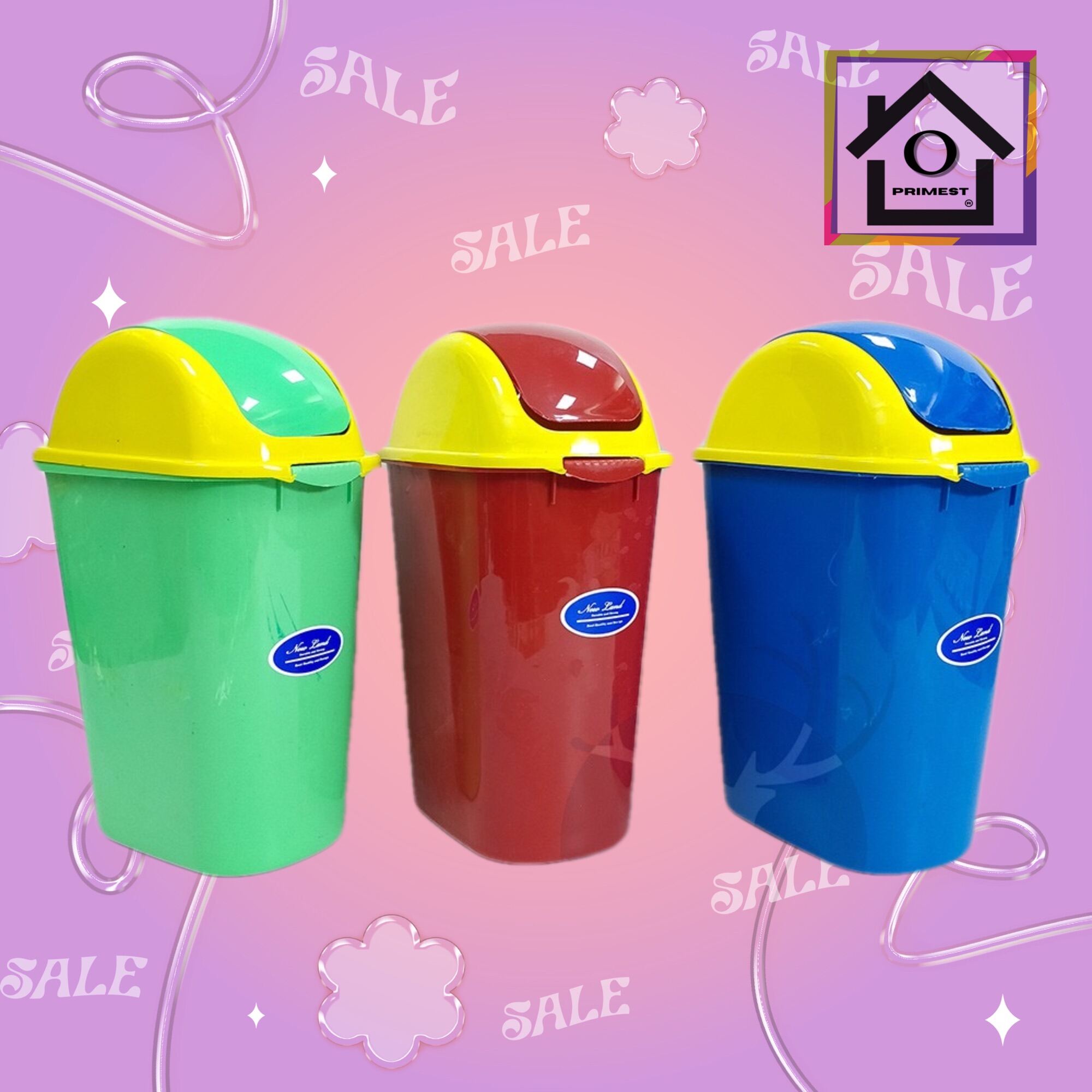MINI FLIP LID TRASH CAN / MINI TRASH BIN / GARBAGE CAN / WASTE BIN / GARBAGE BIN