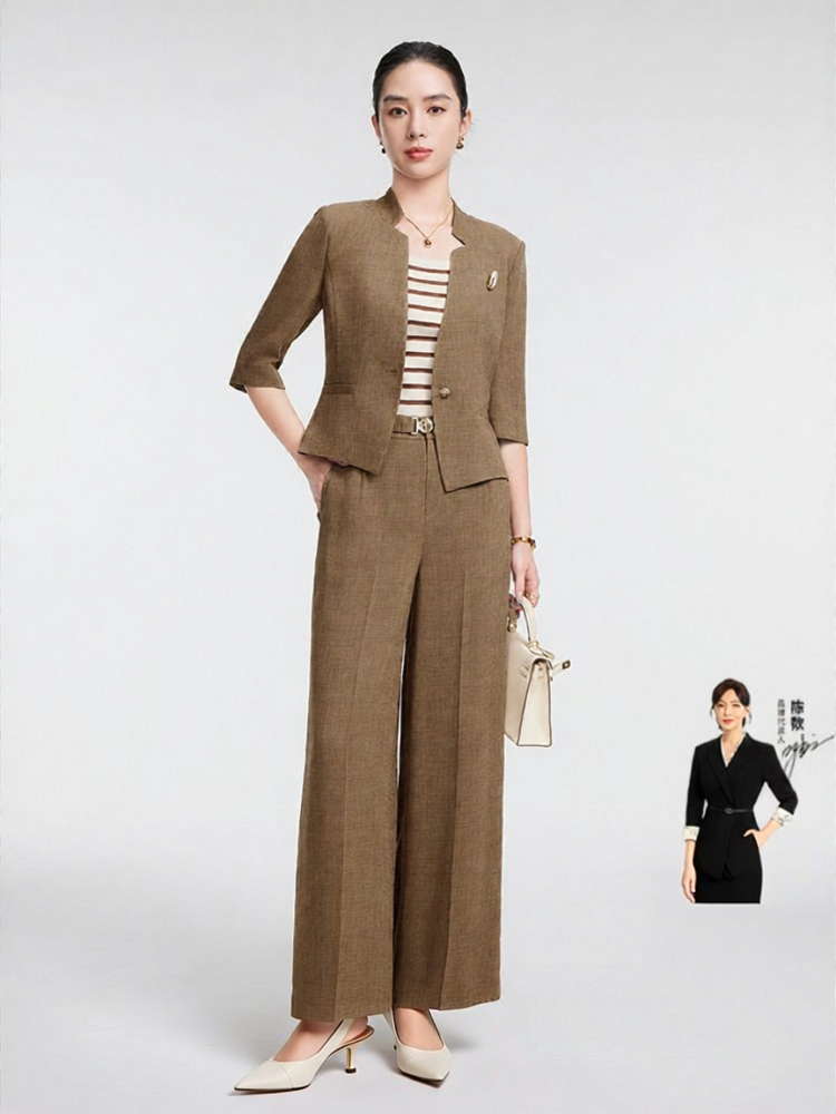 High-end Short Waist Slimming Ladies' Blazer Presyo  10,913 Piso*Libreng Shipping