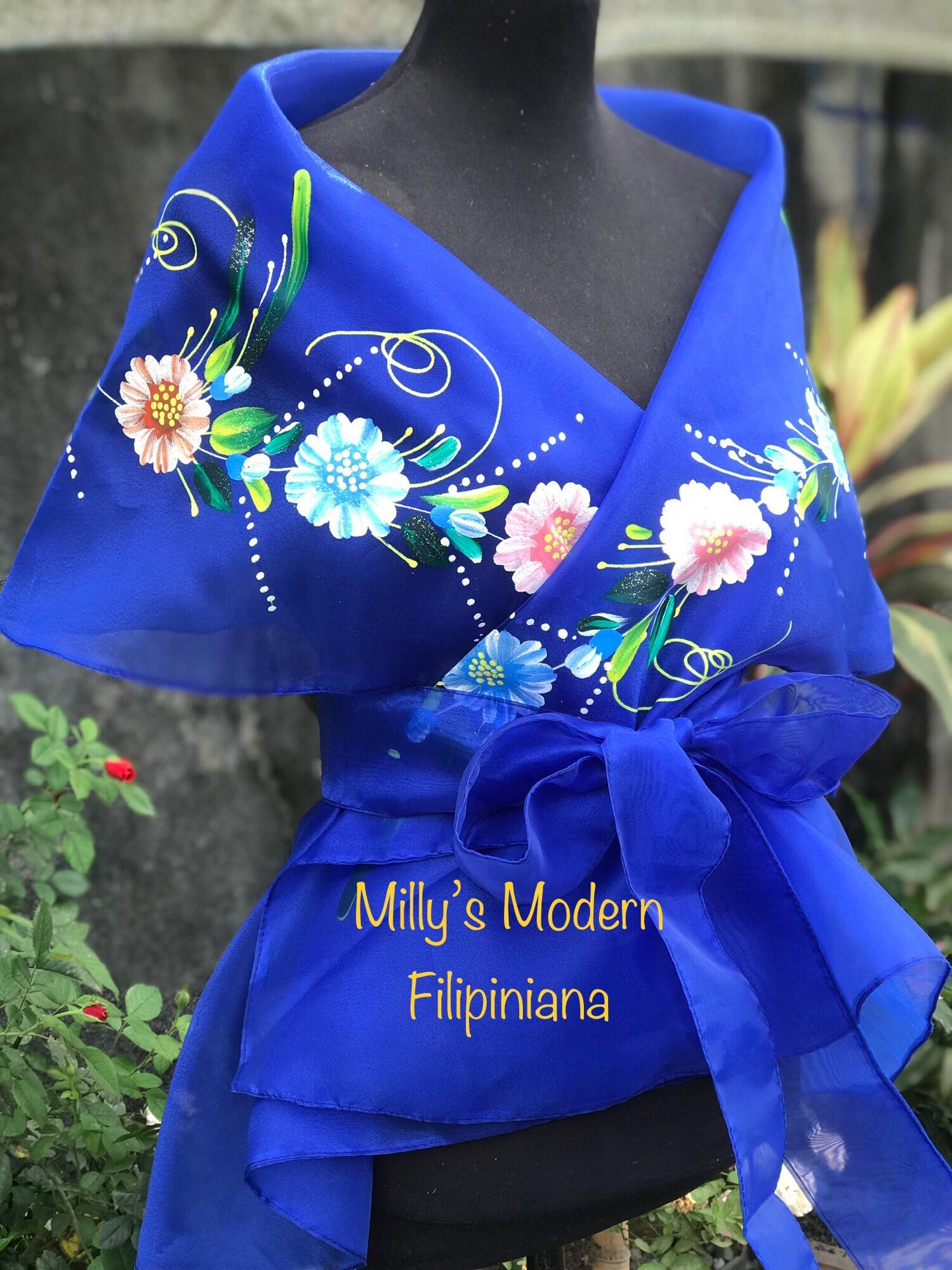 Filipiniana blue outlet