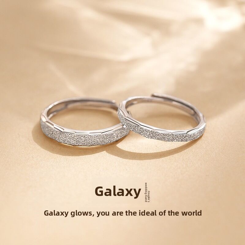 Elegant Design Sterling Silver Couple Ring Set Presyo  2,568 Piso*Libreng Shipping