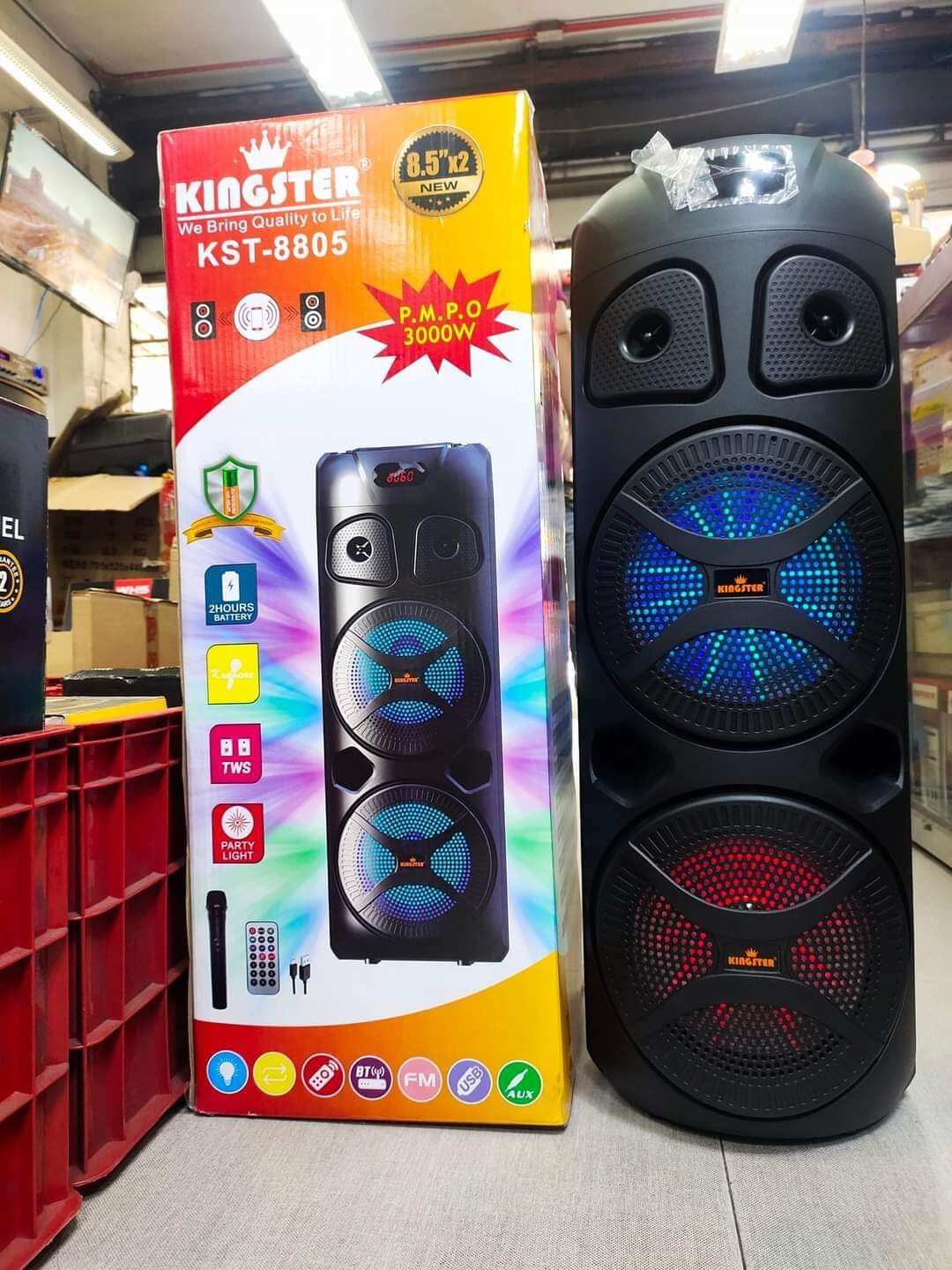New 33inches Biggest Bluetooth Speaker Auxillary with Fmradio Free