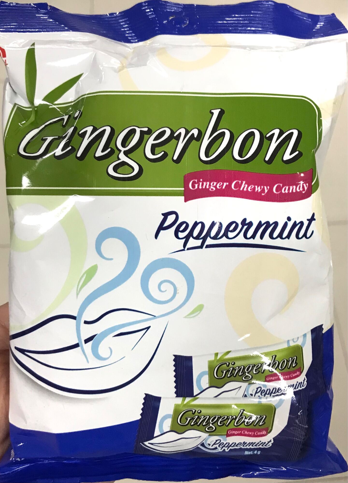 Gingerbon Peppermint Ginger Chewy Candy 125g Lazada PH