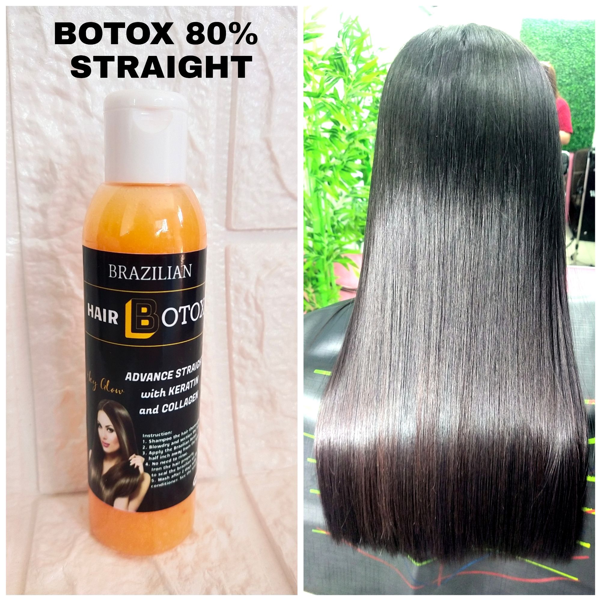 BRAZILIAN HAIR BOTOX 80% STRAIGHT | Lazada PH