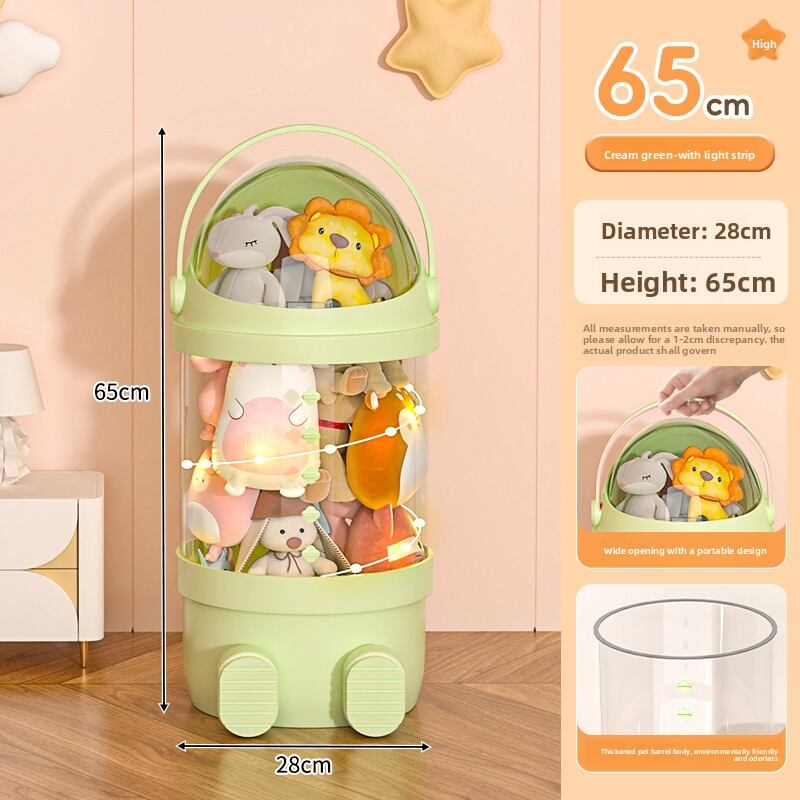 SUOBAI | Large Capacity Multi-layer Transparent Toy Storage Bucket