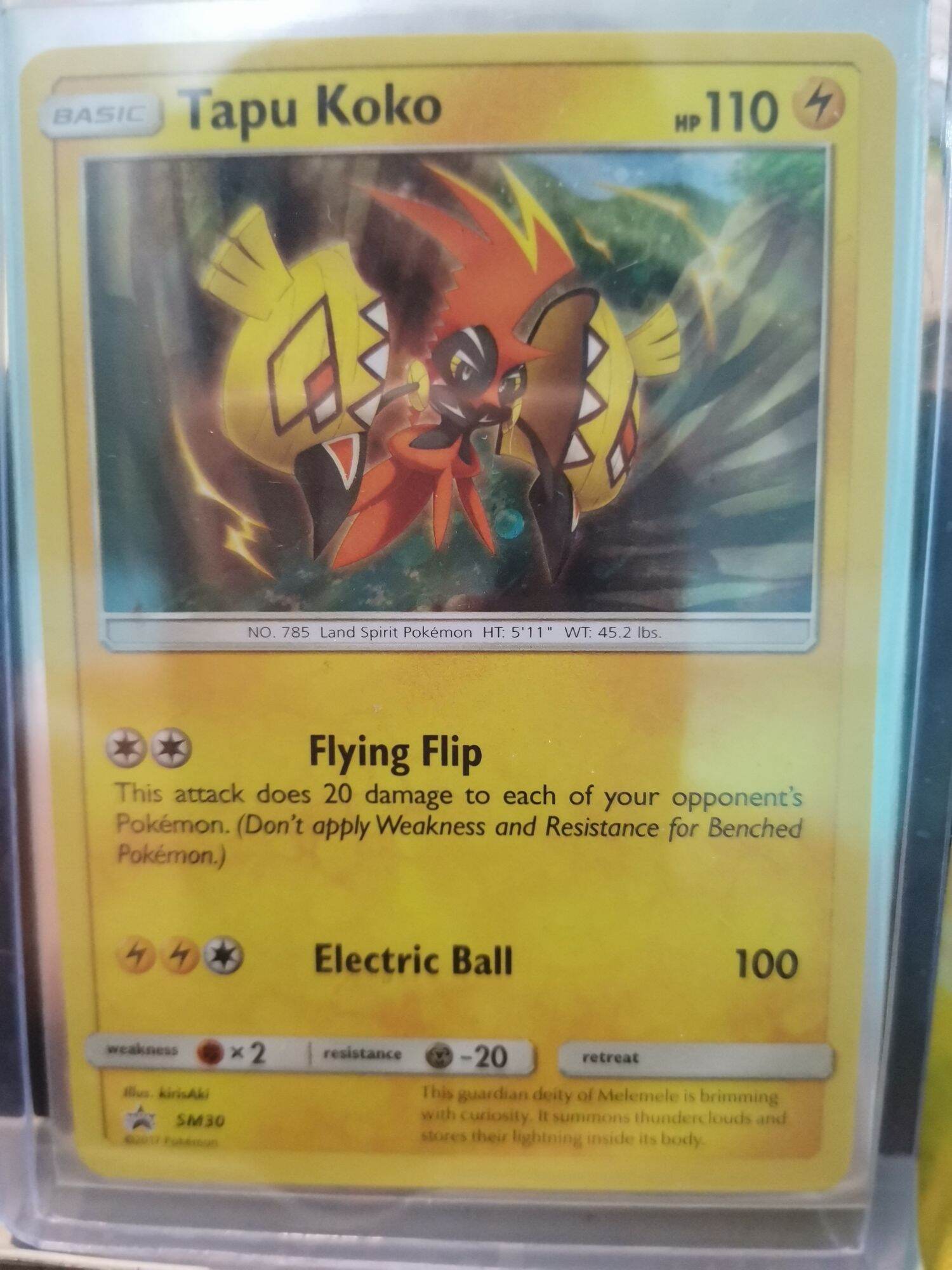 Pokemon Card Tapu Koko SM31 Holo Promo Pokemon Sun & Moon Promos