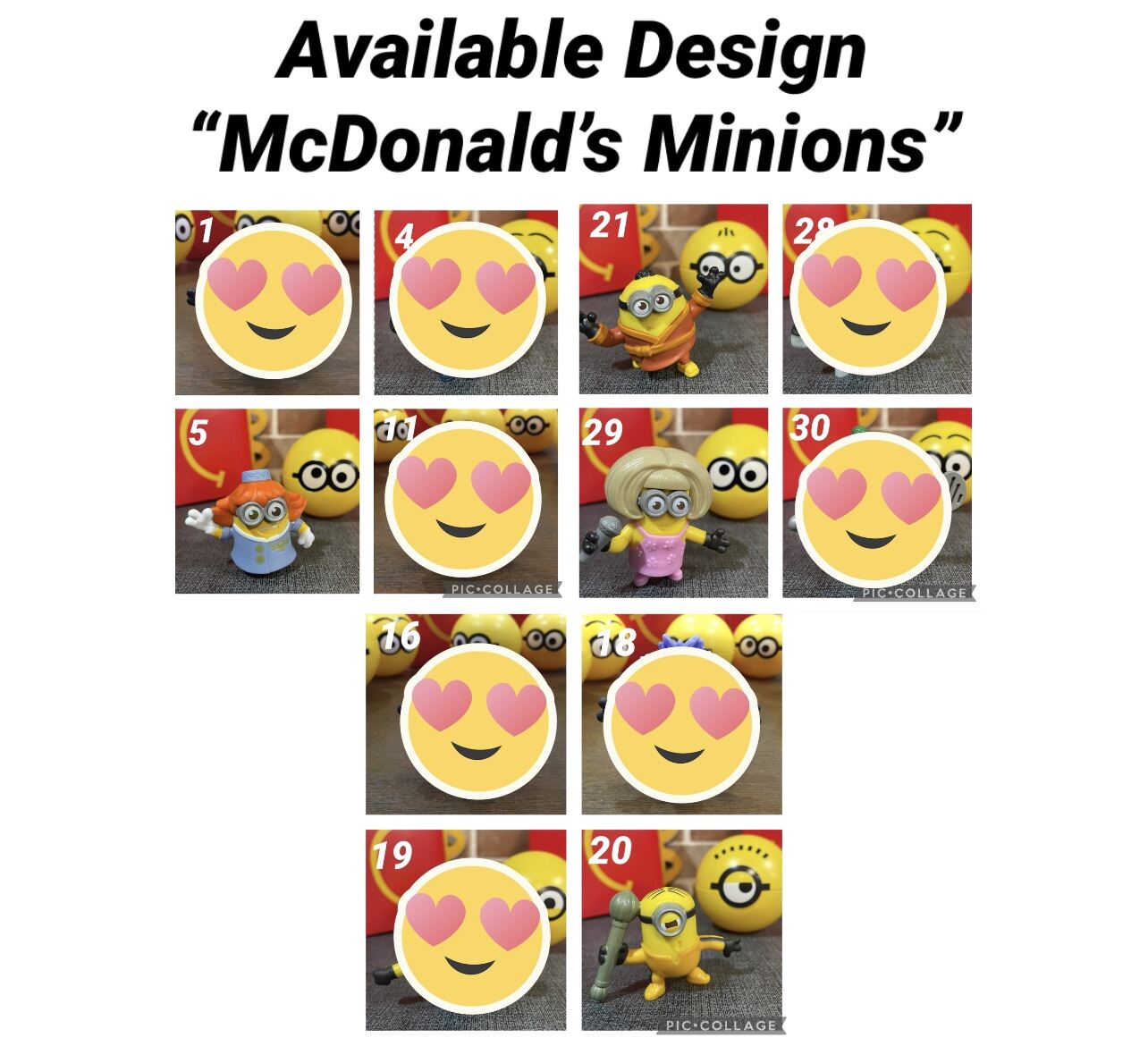 Wave 2 Happy Meal Minions Mcdonalds Toys The Rise Of Gru Sold Individually Lazada Ph