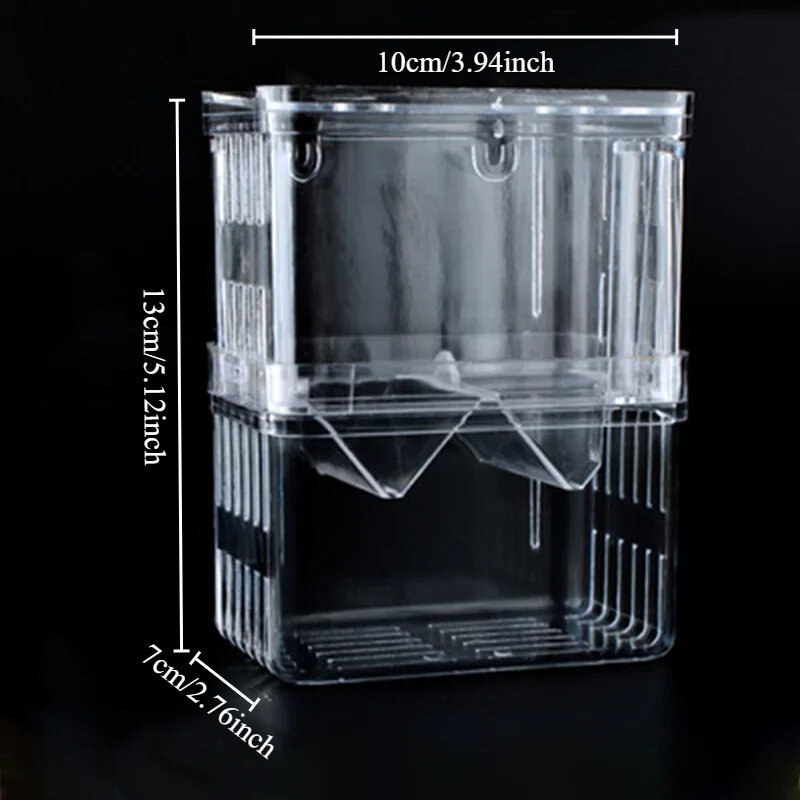 Aquarium Fish Breeder Box Durable Betta fish tanks Fishs Breeding ...