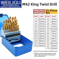 weiligu | M42 Cobalt Steel Drill Bit for Stainless Steel 8-10-13mm