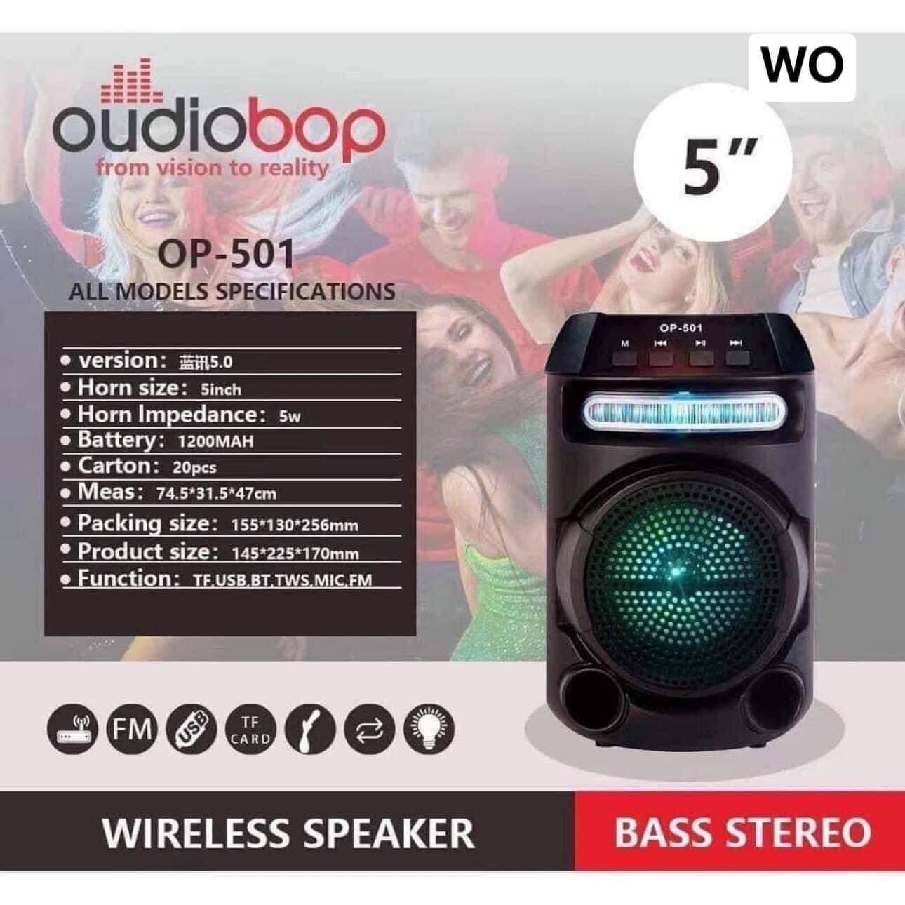 OP-501 BLUETOOTH SPEAKER. 