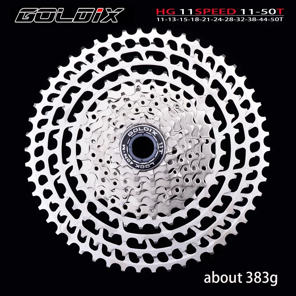 GOLDIX Ultralight Bicycle Cassette 10/11/12Speed 11T-46T/50T/52T