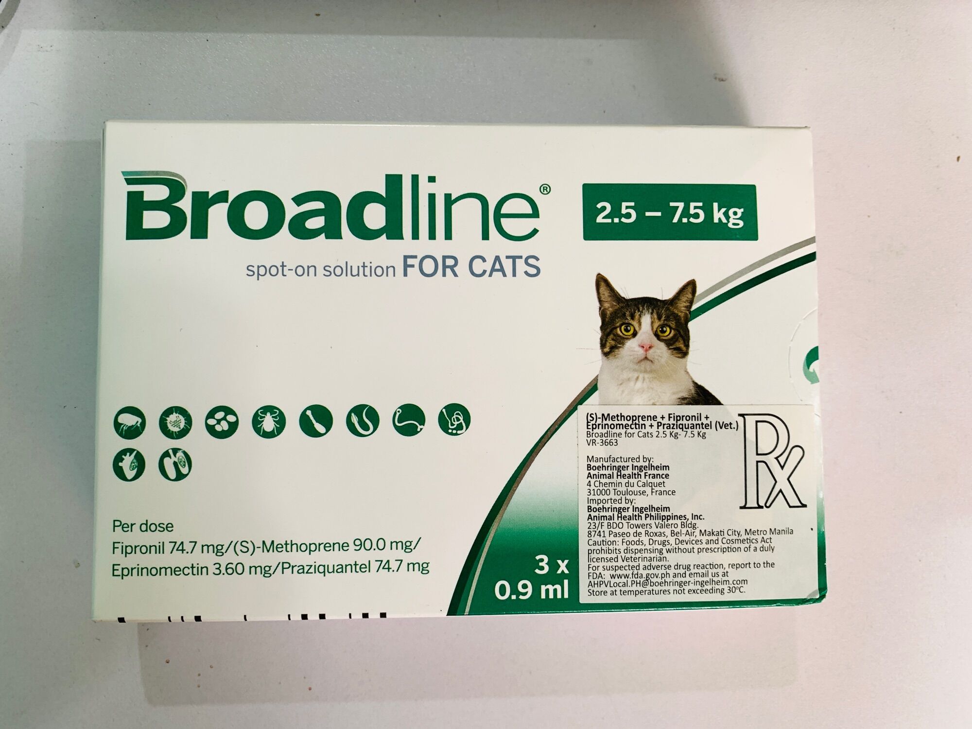Kg Broadline Cat Treatment Broadline Spot On Solution For Cat