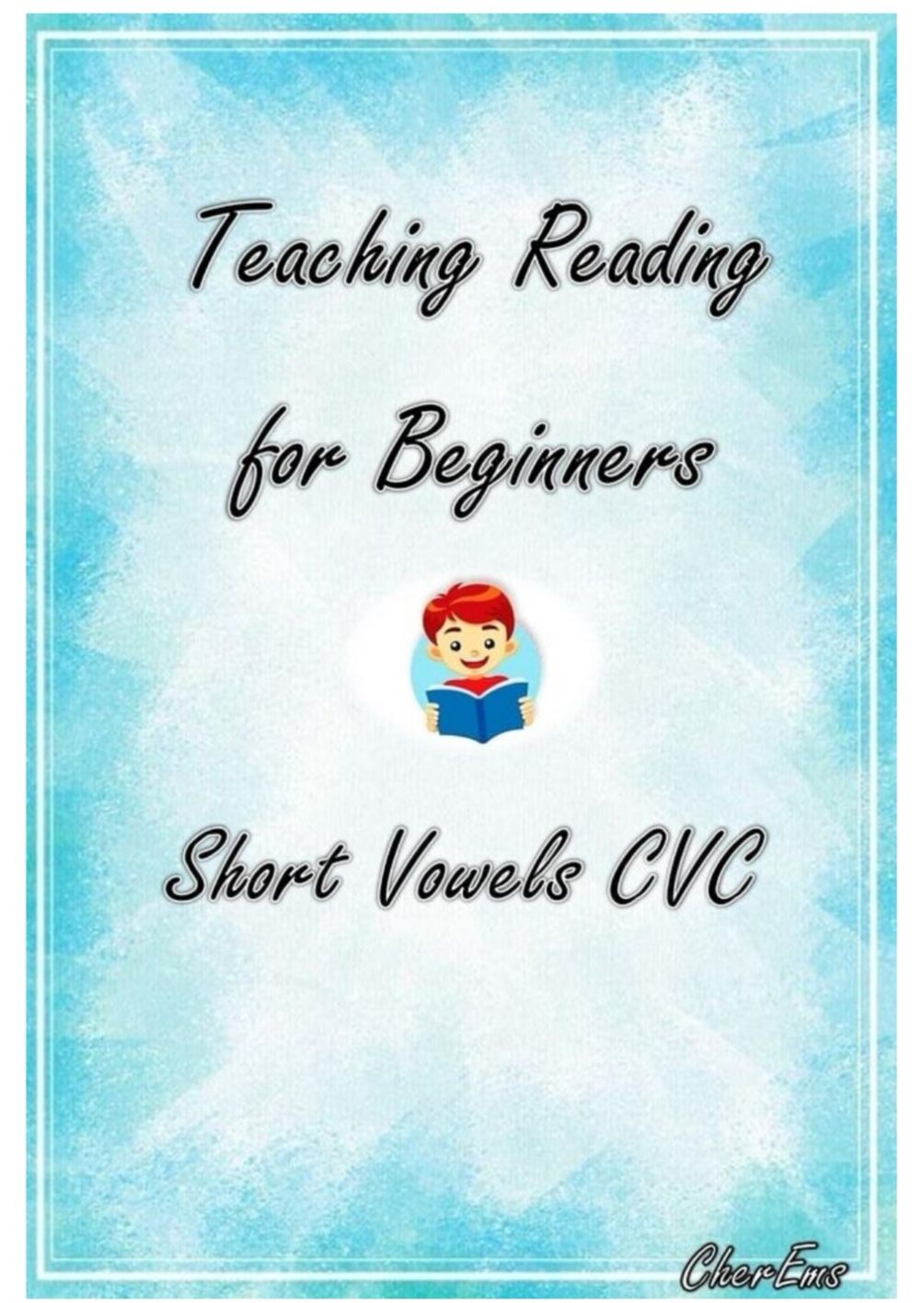 CVC Words  ( 30 PAGES-FREE BOOKBIND AND PERSONALIZED COVER PAGE-CTTO). 