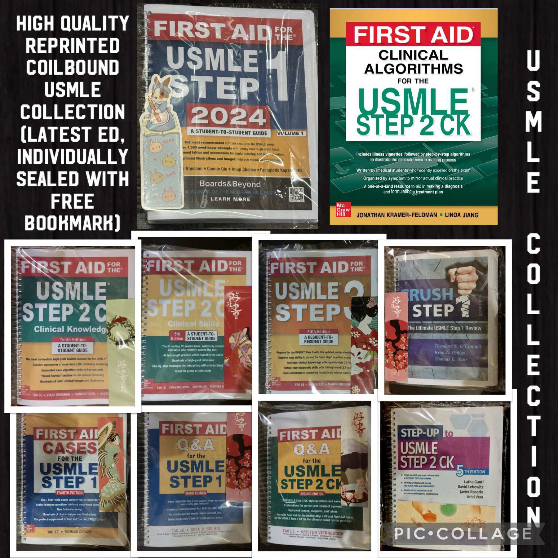 First Aid USMLE Step 1 2024 Step 2 CS CK Clinical Knowledge Step 3 Step ...