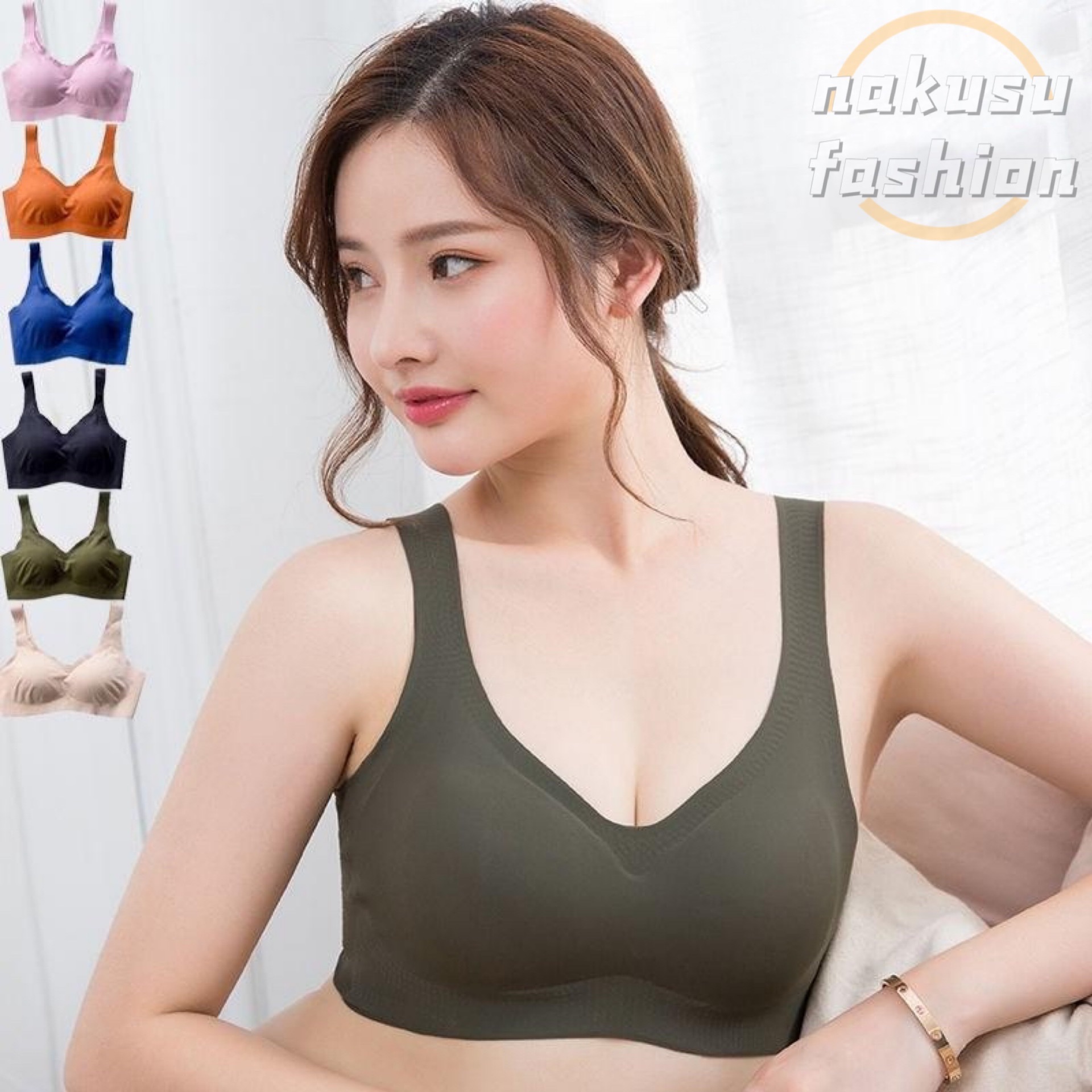 Poposy Korean Women's Bra Comfortable Outfit Sleevesless Tube New