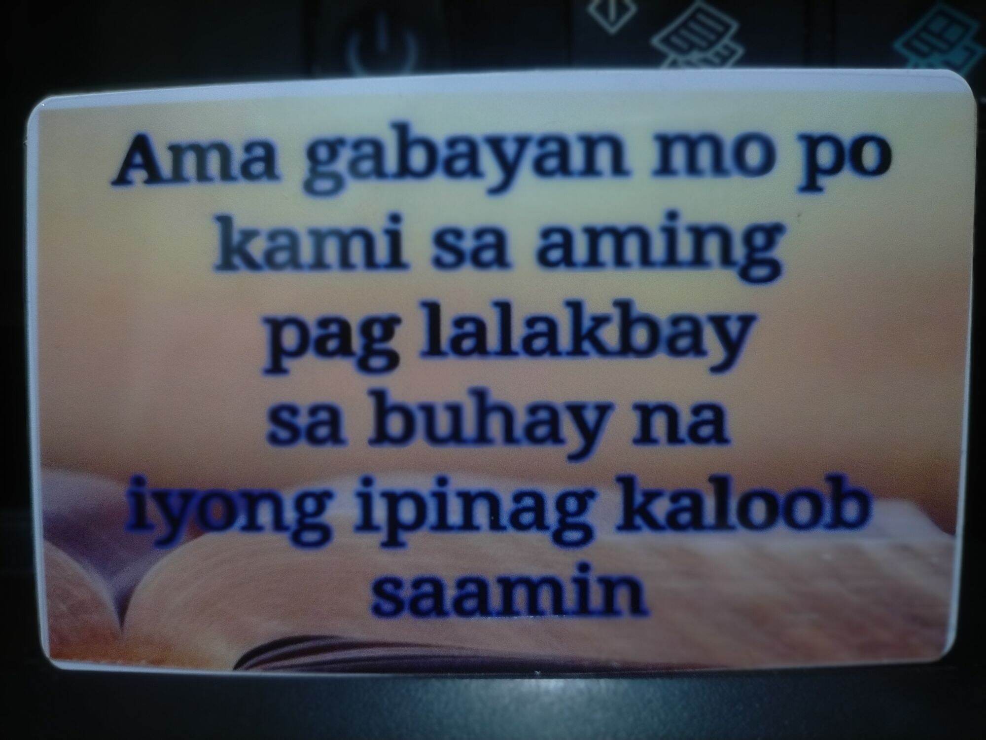 Pvc Morning Evening Prayer Tagalog Lazada PH