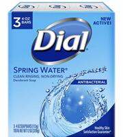 Dial bar soap spring water 3bars/imported