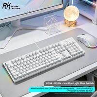 RK ROYAL KLUDGE | Wired Customizable Hot-swappable Mechanical Keyboard for Typing Office and Gaming