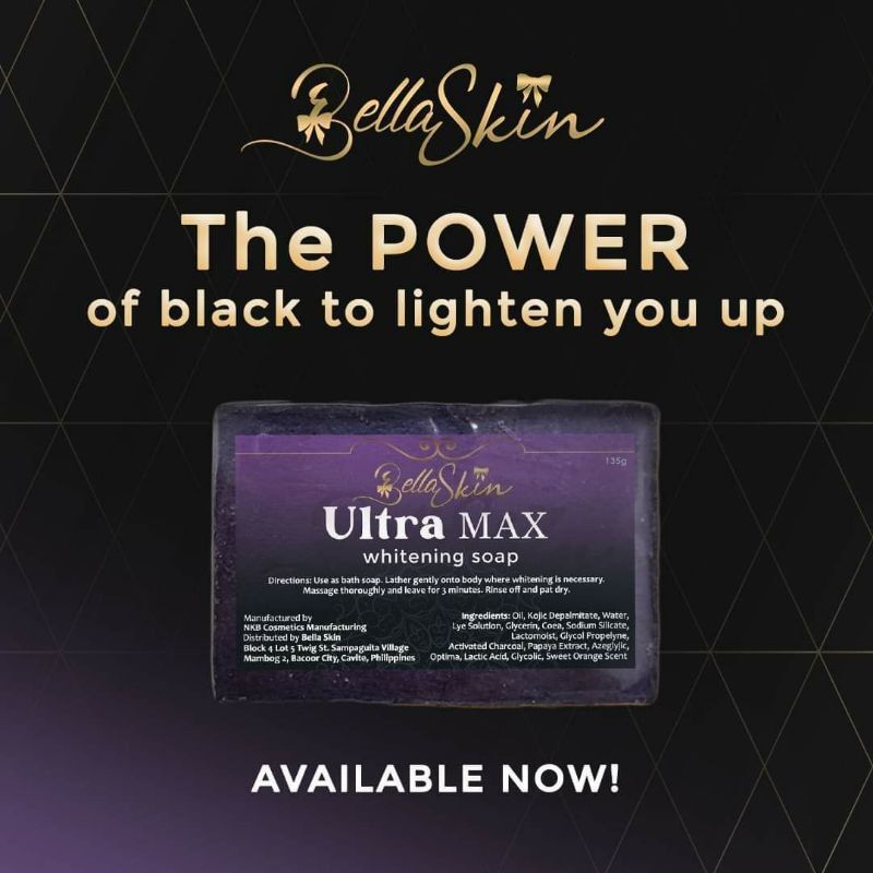 Ultra Max Whitening Soap. 