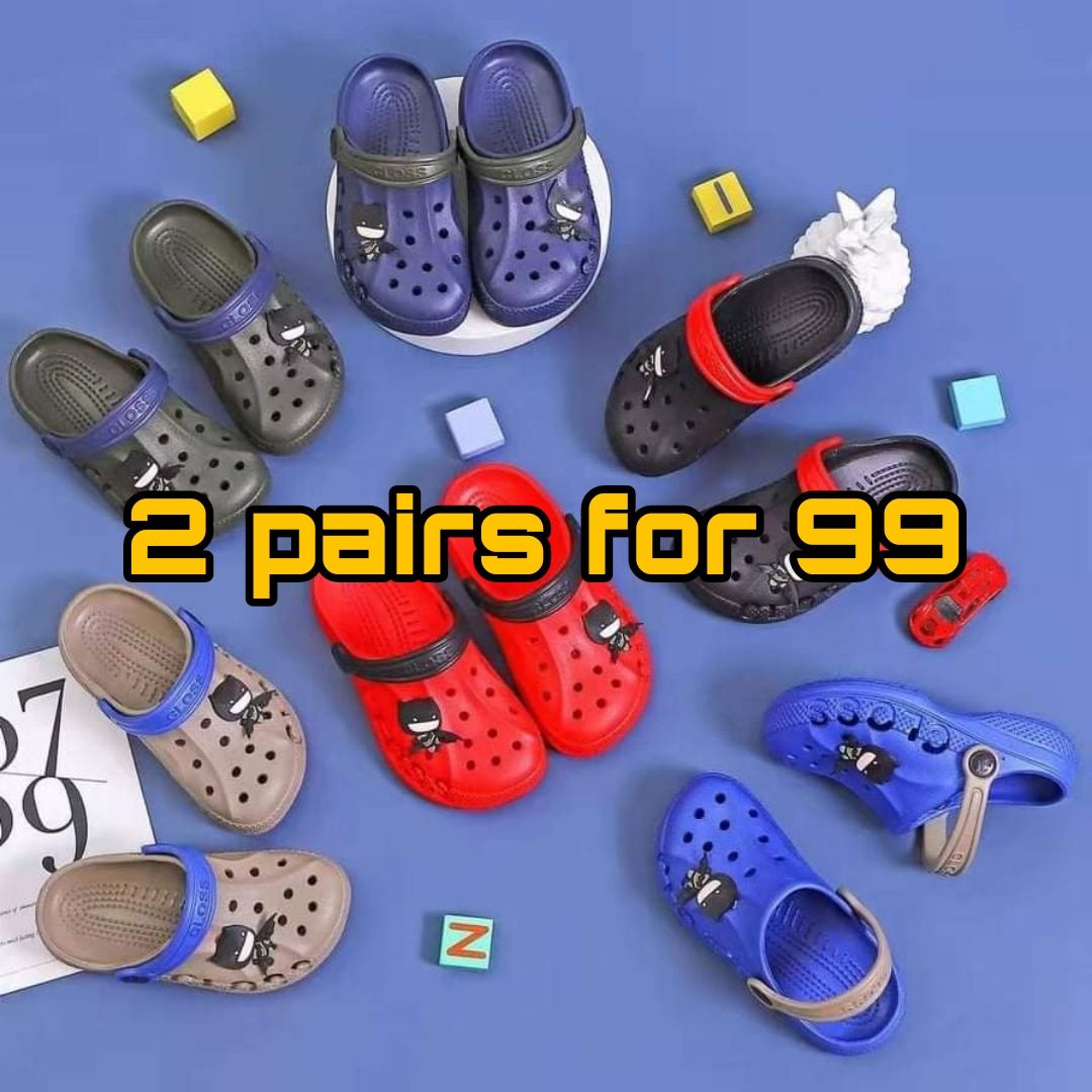 2 pairs crocs boy | Lazada PH