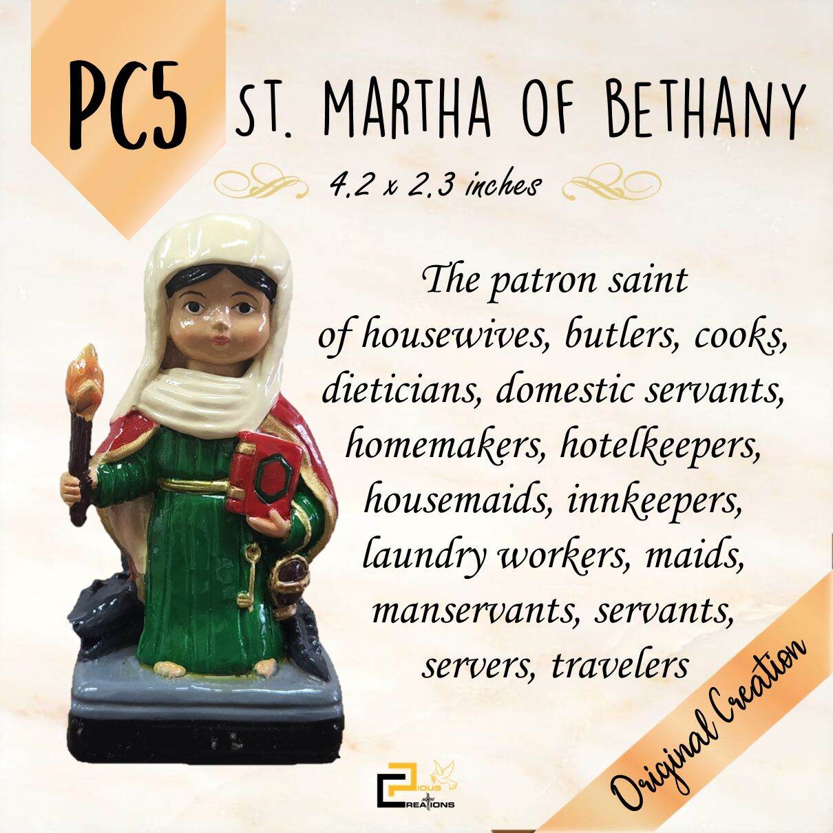 Chibi Saint - St. Martha of Bethany | Lazada PH