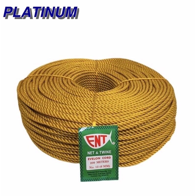 Per Mtr | ENT Nylon PE Rope | Tali Lubid Evelon Polyethylene Cord 7mm ...