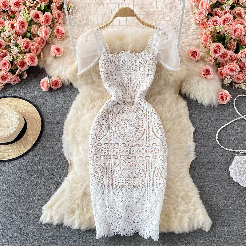 High-End Lace Dress Gown by 