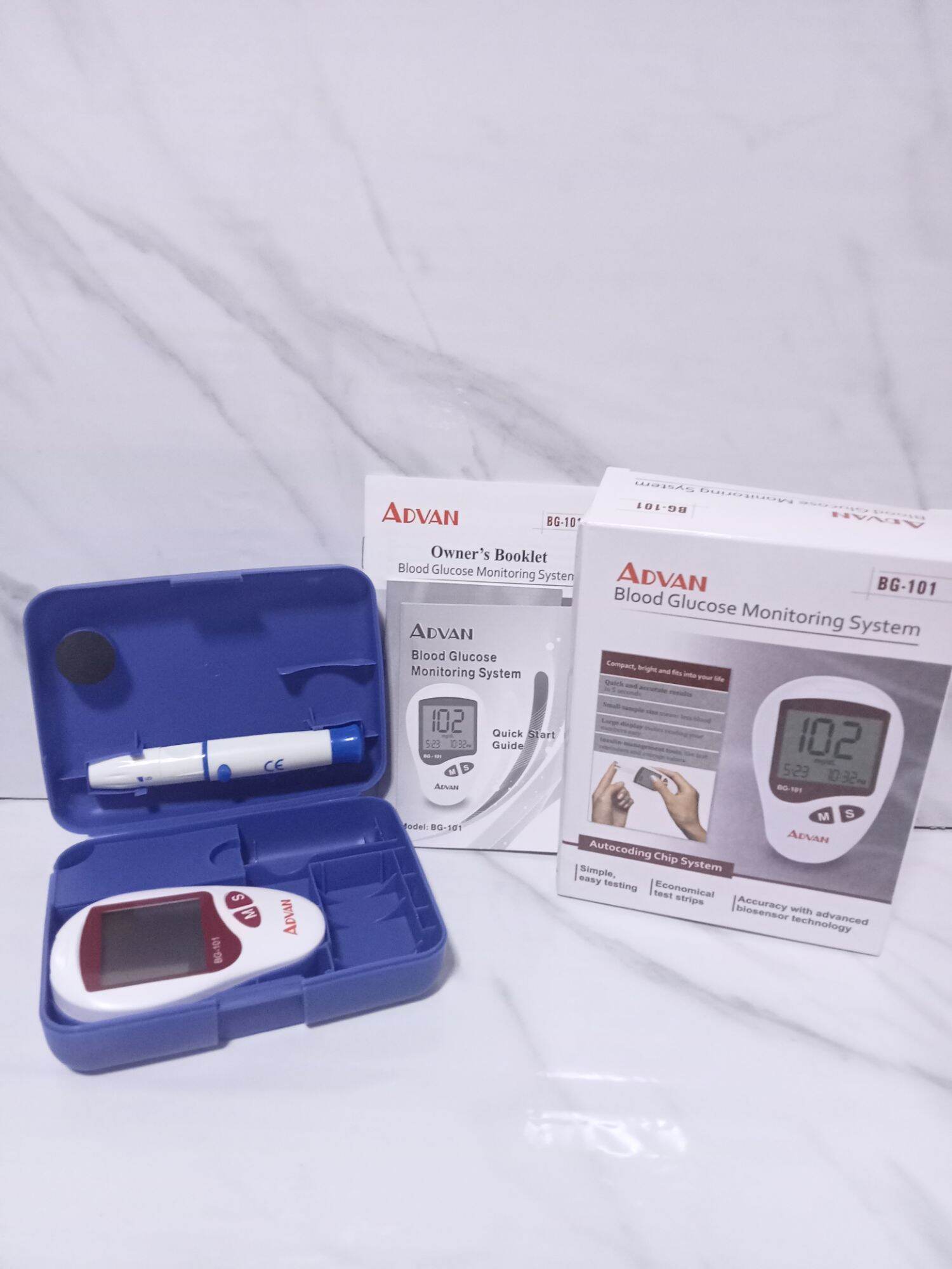 Advan Blood Glucose Monitoring Machine Only Lazada PH