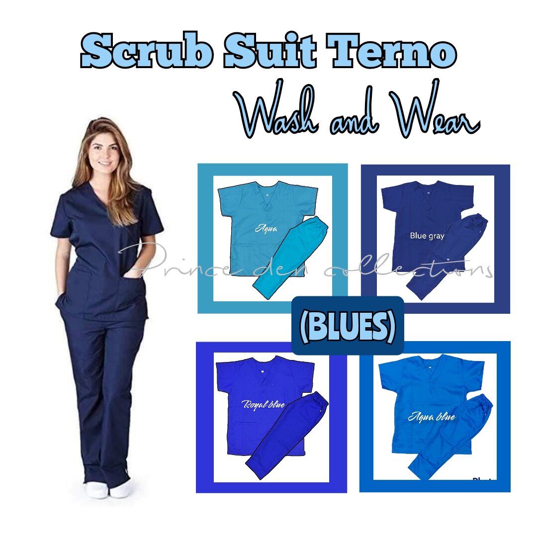 Scrub Suit Royal Blue Terno