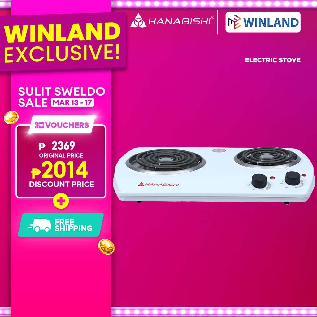 Hanabishi by Winland Dual Coil Electric Stove HES 100 Lazada PH