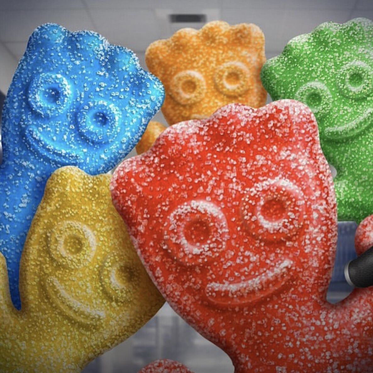 Sour Patch Kids Bites Original and Watermelon Sour Chewy Candy in 12oz Share Bag. 