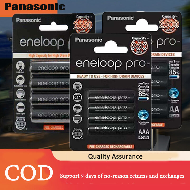 Panasonic Eneloop Pro AA Rechargeable Batteries - 4 Pack