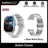 Aolon Curve smart watch for men IP68 waterproof Sports watch 2.01-inch IPS Screen Smartwatch Bluetooth Call Running Pace smart watch for women Health Monitoring
