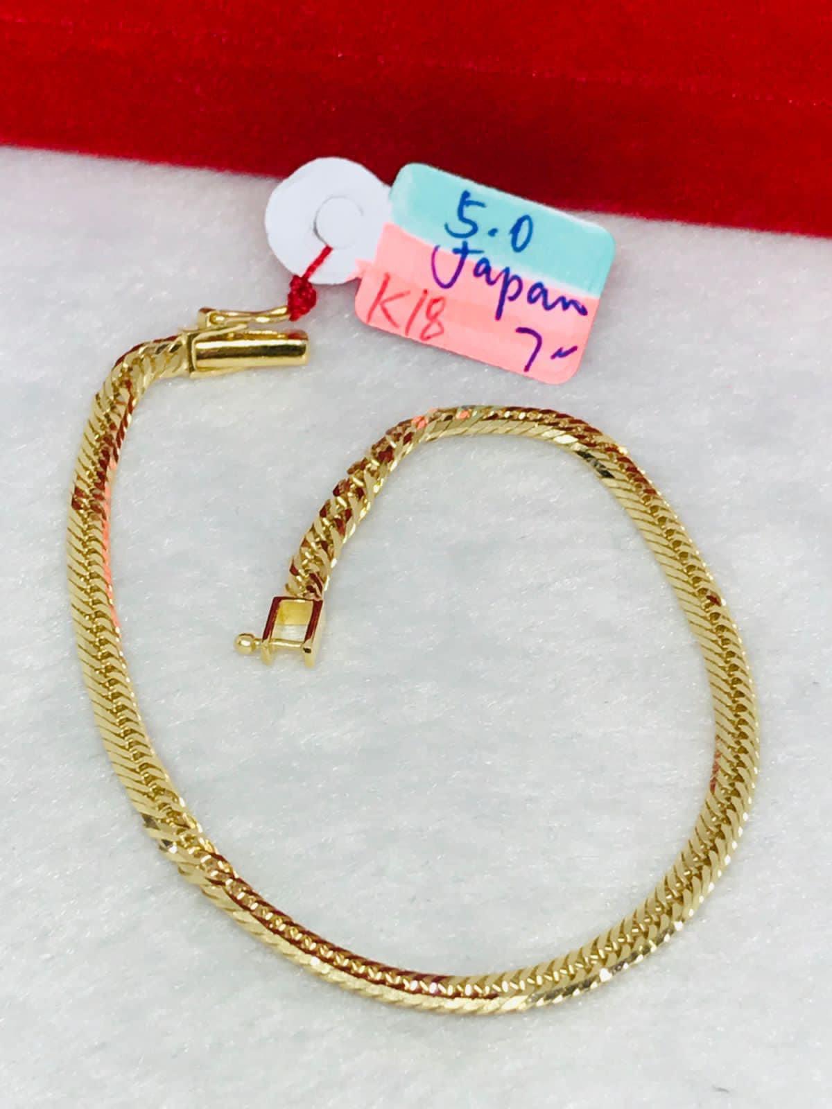 18K Japan Gold Bracelet