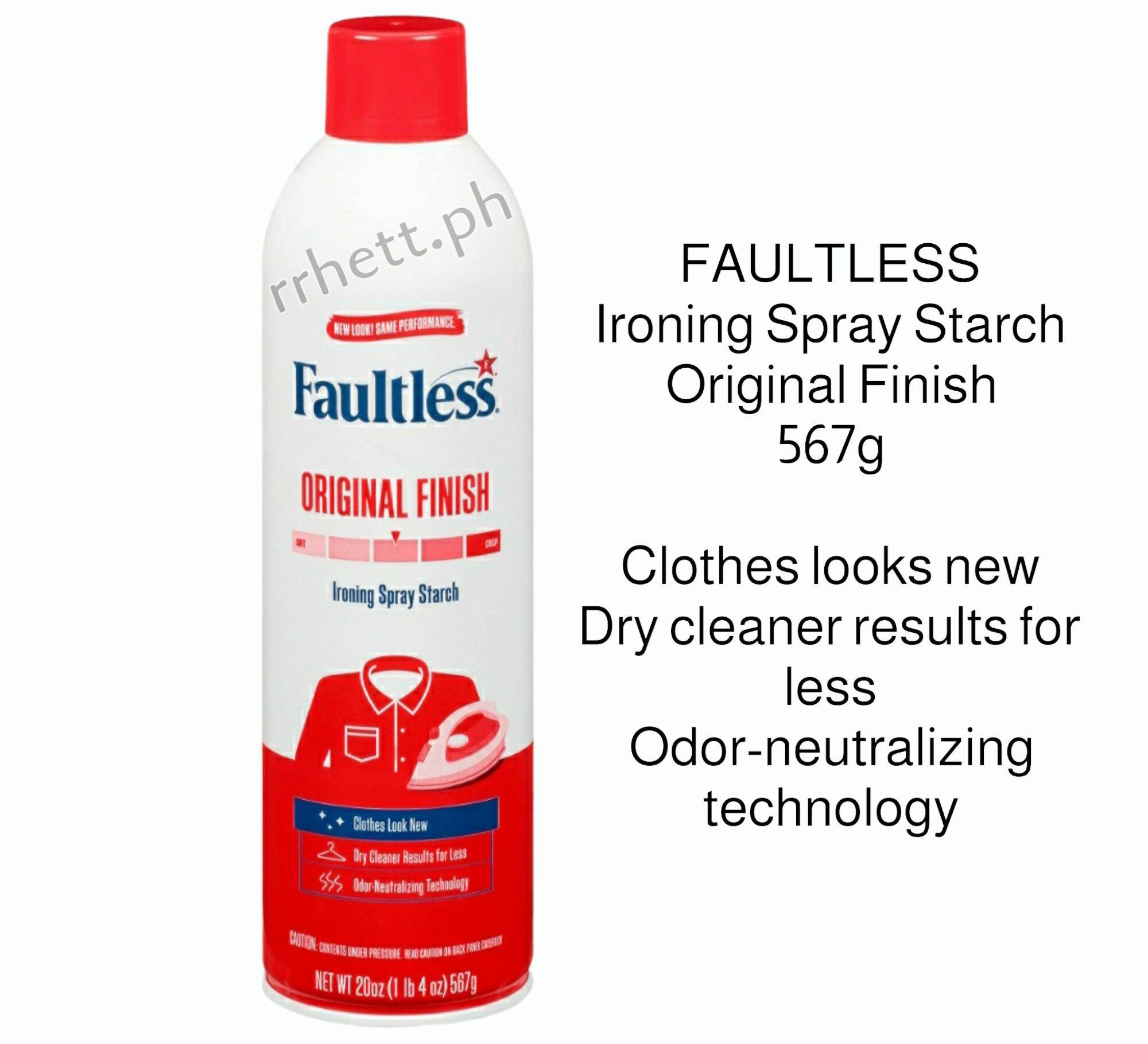 Faultless Ironing Spray Starch, Original Finish