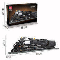 Train Steam Locomotive Bullet Train Assembly Building Block