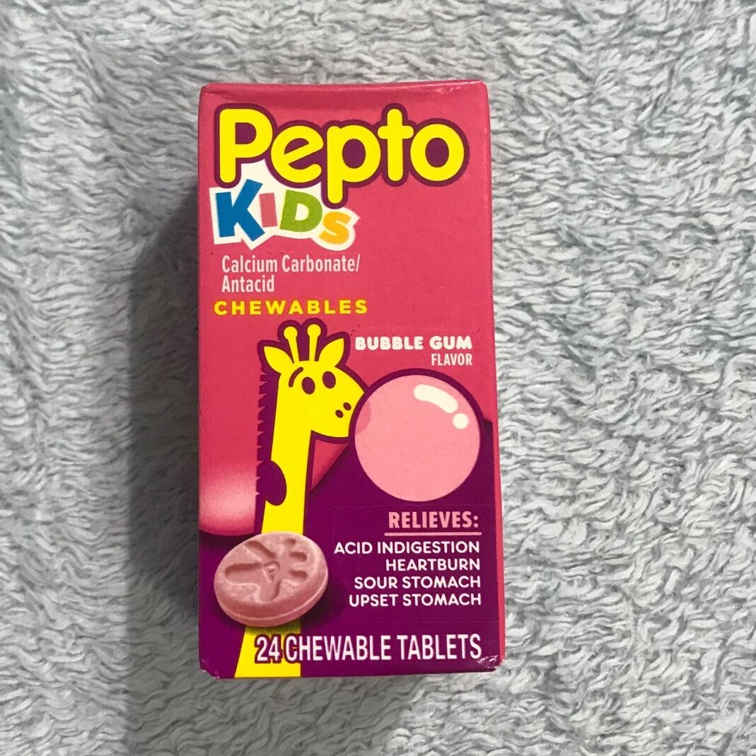 Pepto Kids Calcium carbonate Antacid Chewable Lazada PH