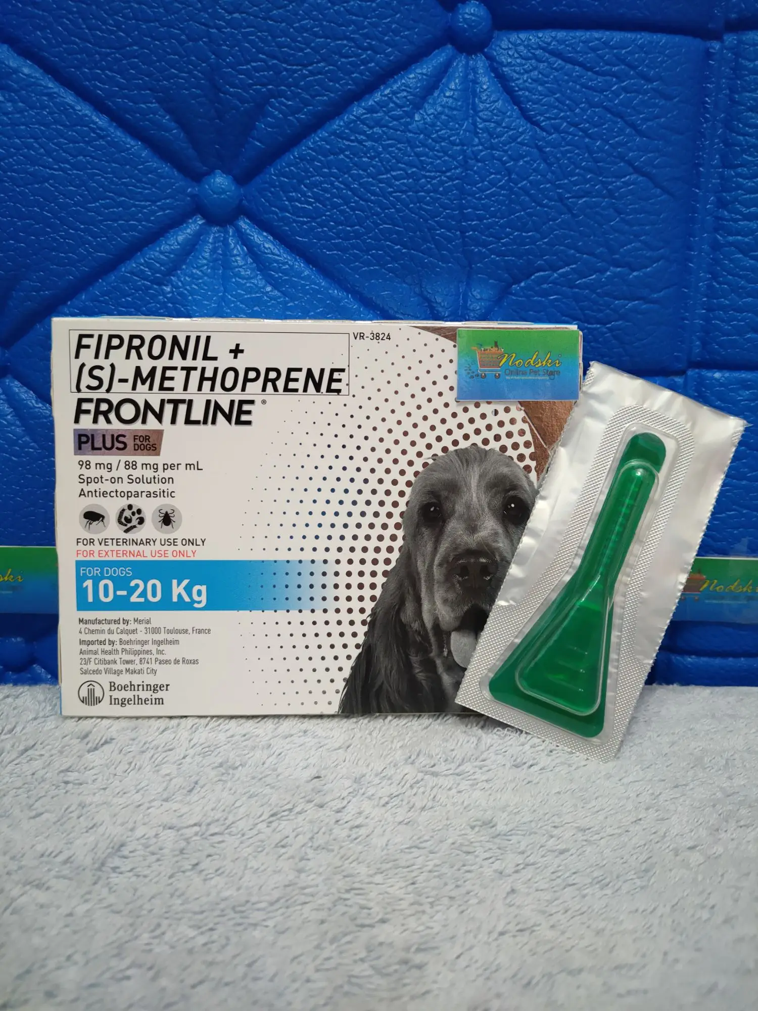 [FREE SHIPPING & COD] (1 Pipette) Frontline (10-20kg) Spot On Plus Tick and Flea for Dogs