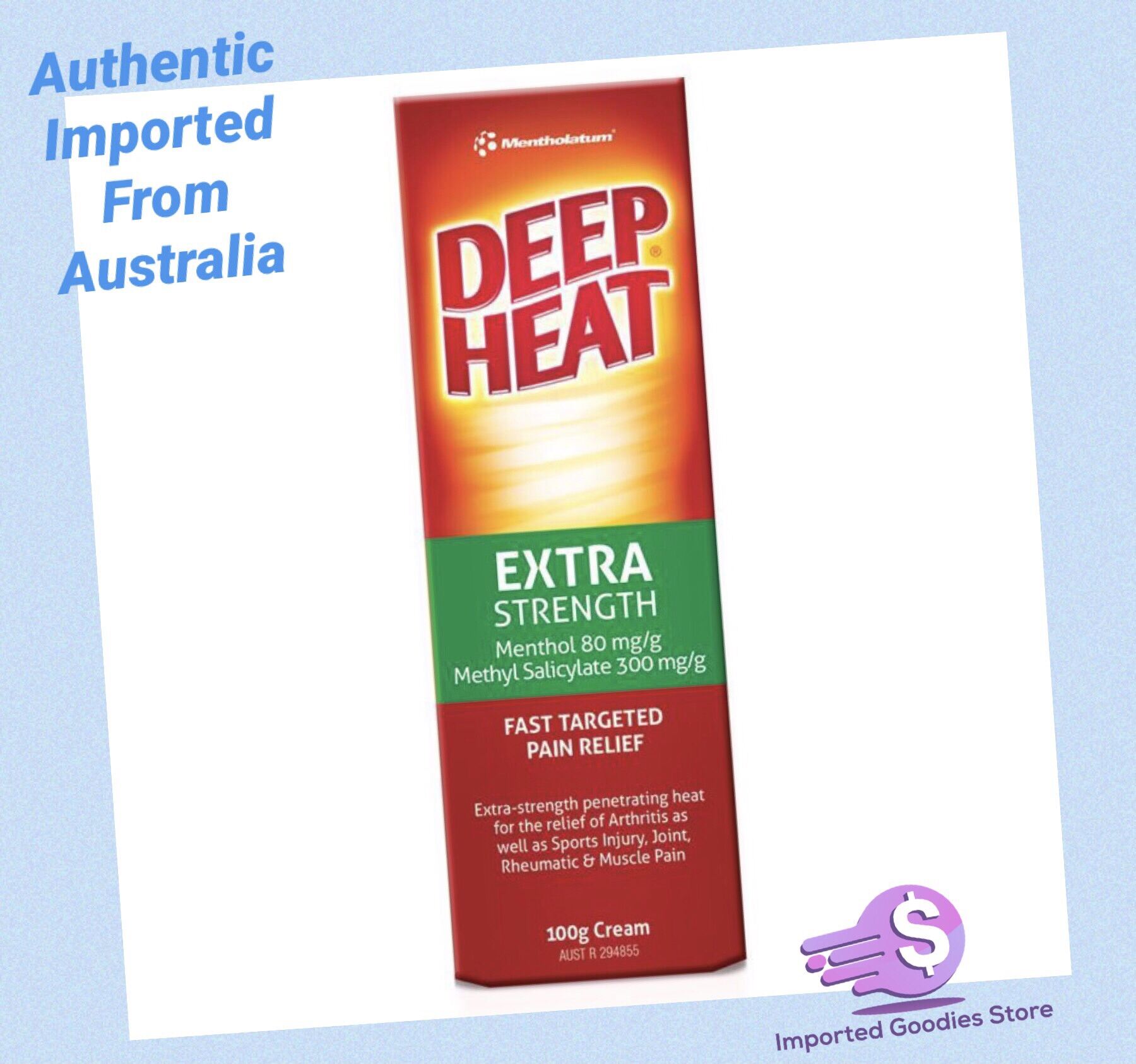 Deep Heat Arthritis Cream 100g