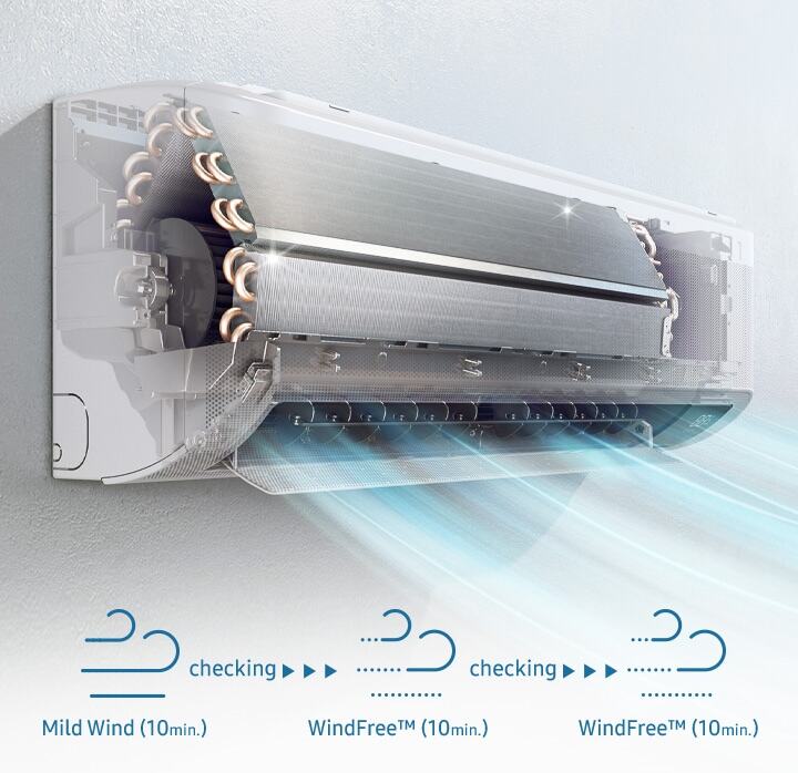 SAMSUNG WINDFREE SPLIT TYPE AIRCON INVERTER