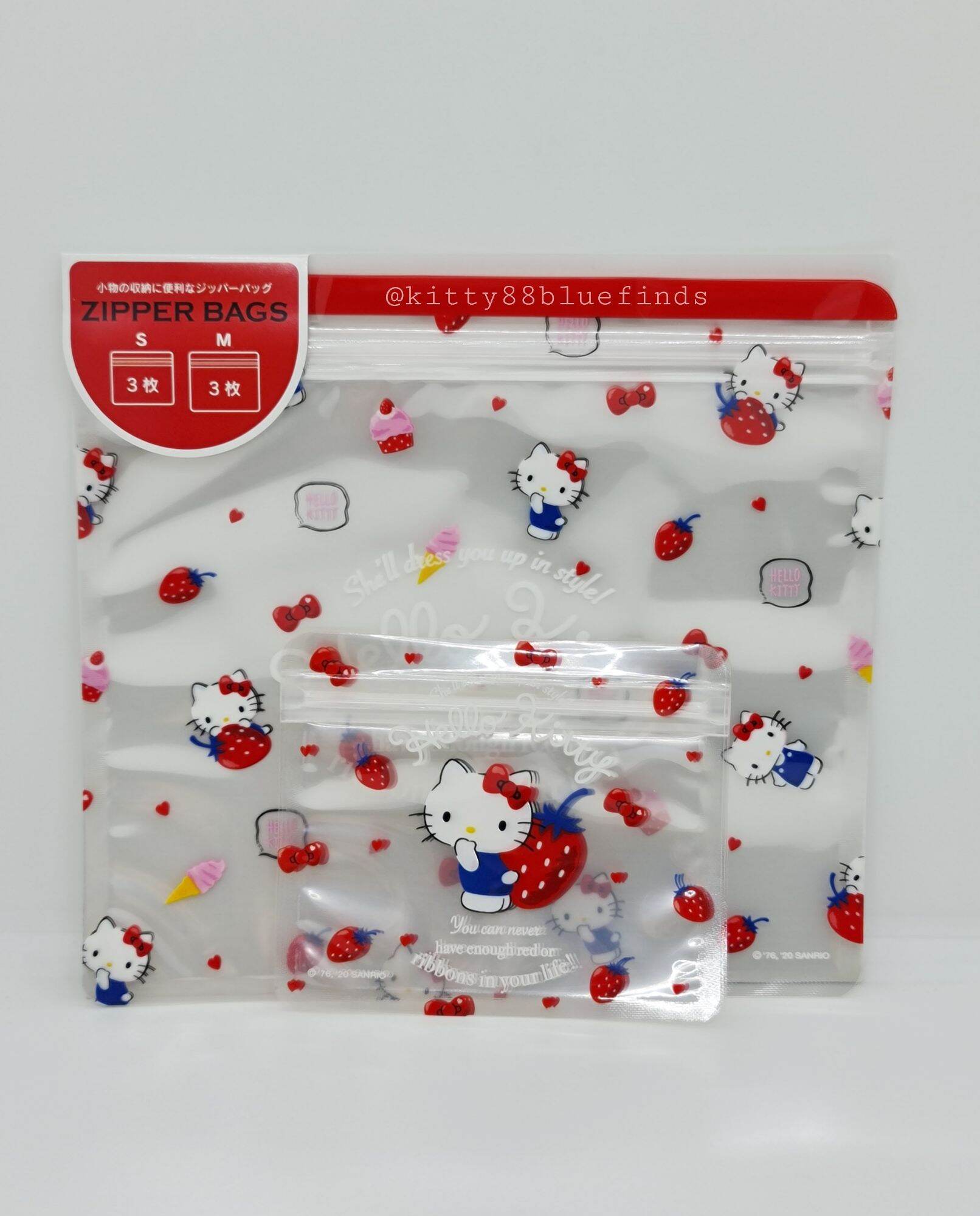 Sanrio Original Hello Kitty 6pc Ziplock Bag Small and Medium Lazada PH