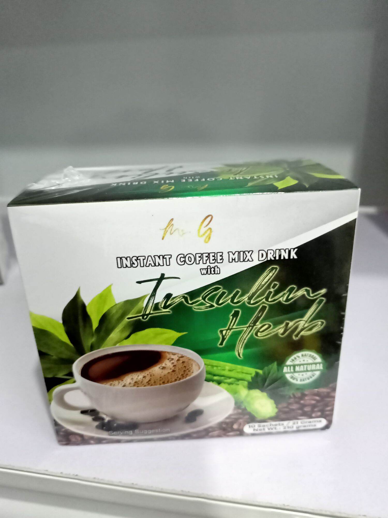 Insulin herb coffee Instant Coffee Mix Drink (10 Sachets) 05/2024 Exp